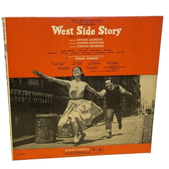 West Side Story (Vinyl, 1957) Columbia Masterworks OL 5230 VG+ LP Record Album - Picture 1 of 9